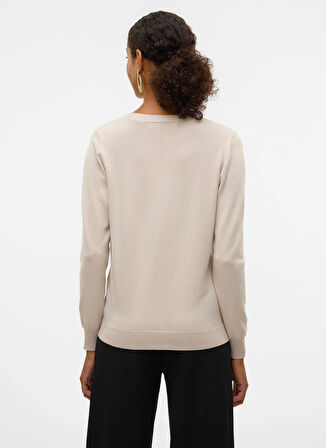 Vero Moda V Yaka Normal Taş Kazak Kadın VMSILJE LS V-NECK CARDIGAN GA NOOS