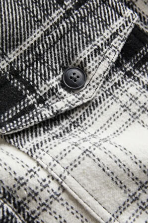 Erkek JCOEDDIE CHECK WOOL BLEND Ceket- Beyaz | M