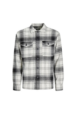 Erkek JCOEDDIE CHECK WOOL BLEND Ceket- Beyaz | XL