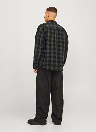 Jack & Jones Relaxed Kahve Erkek Gömlek 12261112_JCOTHEO CORDUROY CHECK OVE