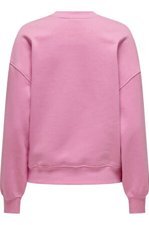 ONLSOFIA L/S WORD O-NECK SWT PEMBE15329876 