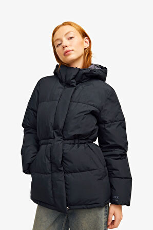 JJXX Jxworld Puffer Kadın Siyah Mont 12266907-Black