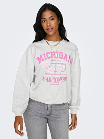 ONLWENDIE L/S BASKET O-NECK KADIN SWEAT