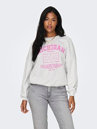 ONLWENDIE L/S BASKET O-NECK KADIN SWEAT