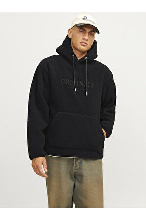 Jack & Jones 12263011 Jorfrederıksberg Teddy Sweat Hood Sn Erkek Hoodie Sweatshirt