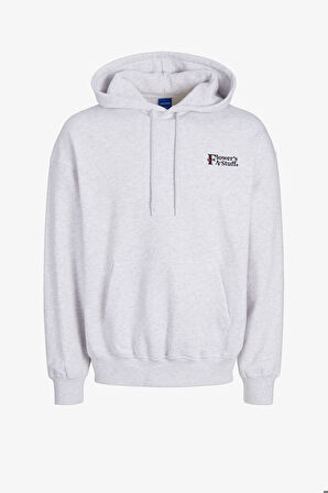 Jack & Jones Jorsalon Erkek Beyaz Sweatshirt 12263640-BrightWhite