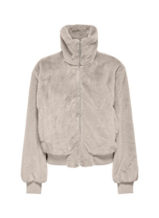 Only Krem Kadın Mont ONLVENICE FAUX FUR BOMBER OTW