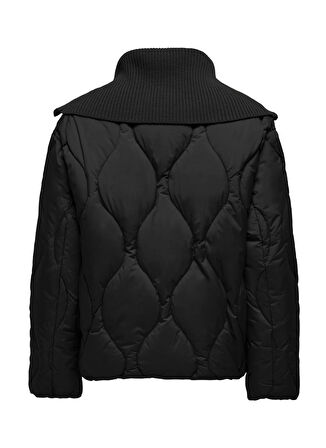 Only Siyah Kadın Mont ONLVANORA QUILTED JACKET OTW