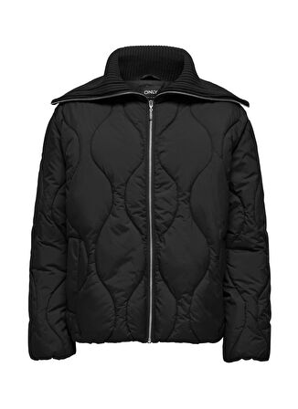 Only Siyah Kadın Mont ONLVANORA QUILTED JACKET OTW