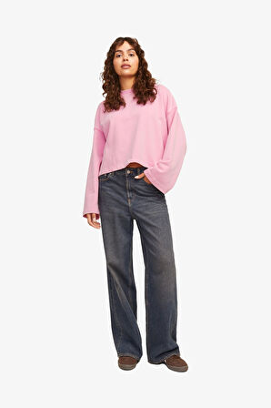 JJXX Jxelizabeth Loose Kadın Pembe Sweatshirt 12263614-Moonlite Mauve