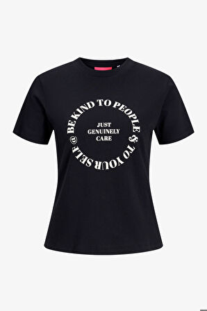 JJXX Jxjulie Reg Kadın Siyah T-Shirt 12267110-Black