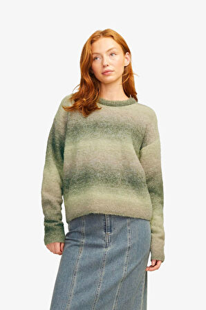 JJXX Jxamira Kadın Yeşil Kazak 12260602-PaleGreen