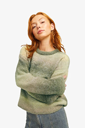 JJXX Jxamira Kadın Yeşil Kazak 12260602-PaleGreen