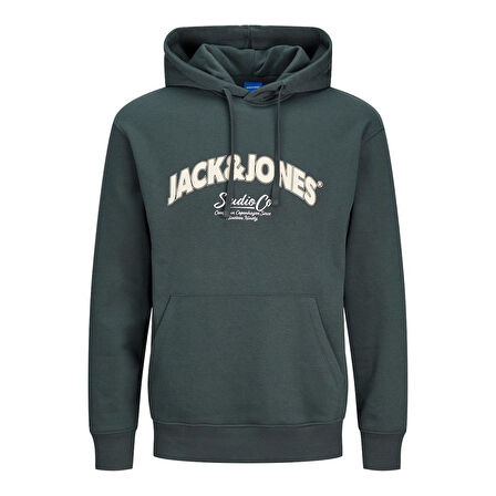 Jack & Jones 12267584 Jorbronx Arch Big Sweat Hood Ub Füme