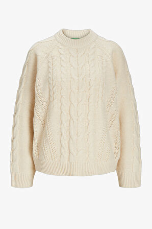 JJXX Jxjosie Kadın Bej Kazak 12255370-VanillaIce