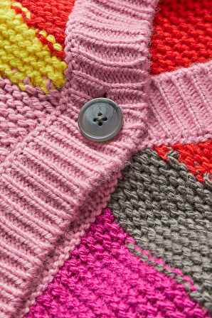 JJXX Jxlottie Kadın Çok Renkli Hırka 12261555-FieryRed