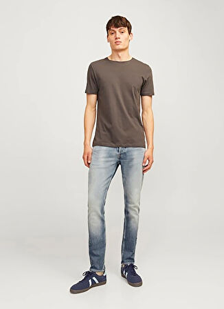 Jack & Jones Düşük Bel Slim Fit Erkek Denim Pantolon 12261701_JJIGLENN JJCOOPER CJ 091 N