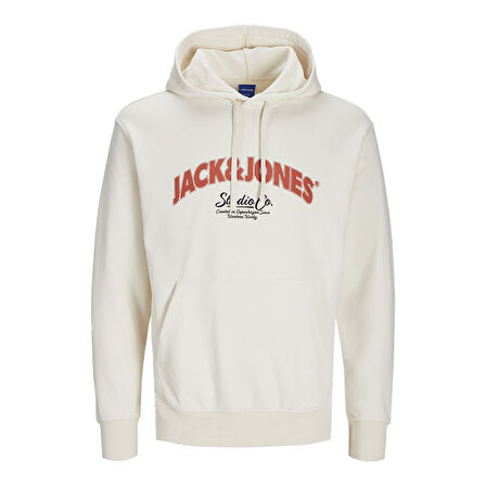 Jack & Jones Erkek Kapşonlu Sweatshirt 12267584