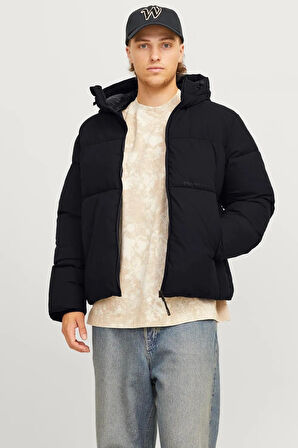 Erkek JORVESTERBRO Puffer Mont AW24 - Siyah  | M