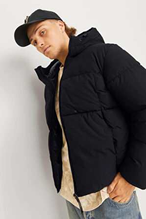 Erkek JORVESTERBRO Puffer Mont AW24 - Siyah  | M