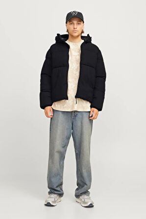 Erkek JORVESTERBRO Puffer Mont AW24 - Siyah  | M