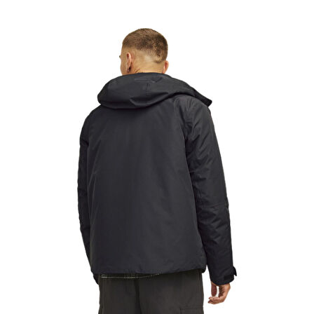 Jack & Jones 12262093 Jcosummit Padded Shell Jacket Sn Siyah