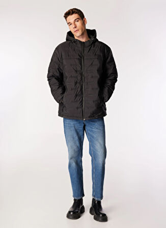 Jack & Jones Siyah Erkek Mont 12267728_JCOSONIC LIGHT JACKET PLS