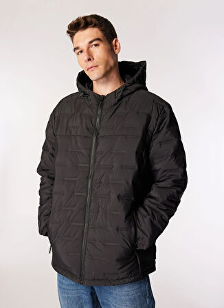 Jack & Jones Siyah Erkek Mont 12267728_JCOSONIC LIGHT JACKET PLS