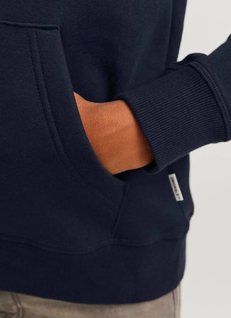 Jack & Jones Koyu Lacivert Erkek Çocuk Baskılı Sweatshirt 12263243