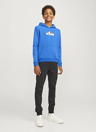 Jack & Jones Lastikli Paça Siyah Erkek Çocuk Eşofman Altı 12263193