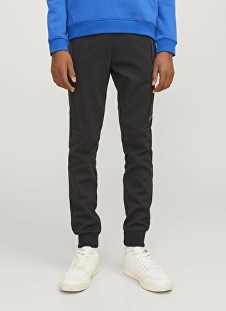 Jack & Jones Lastikli Paça Siyah Erkek Çocuk Eşofman Altı 12263193