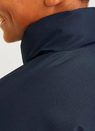 Jack & Jones Koyu Lacivert Erkek Çocuk Fermuarlı Puffer Mont 12259878