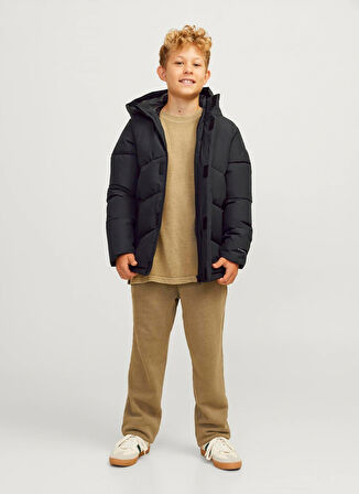 Jack & Jones Siyah Erkek Çocuk Şişme Mont 12260052