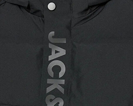 Jack Jones Jcolpha Puffer Jnr Çocuk Günlük Mont 12262162-BLACK Siyah