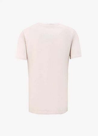 Jack & Jones Bisiklet Yaka Krem Erkek T-Shirt JORMICAH TEE SS CREW NECK EXC