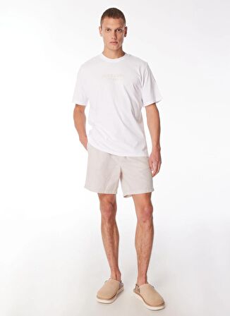 Jack & Jones Yuvarlak Yaka Beyaz Erkek T-Shirt JPRBLULOUI TEE SS CREW NECK EXC