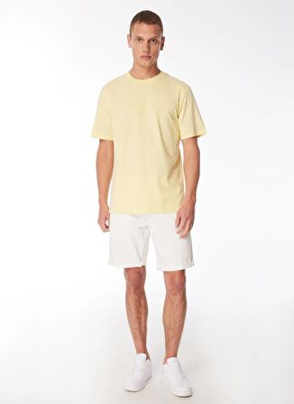 Jack & Jones Yuvarlak Yaka Sarı Erkek T-Shirt JPRBLULOUI TEE SS CREW NECK EXC