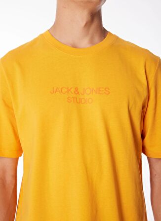 Jack & Jones Yuvarlak Yaka Turuncu Erkek T-Shirt JPRBLULOUI TEE SS CREW NECK EXC