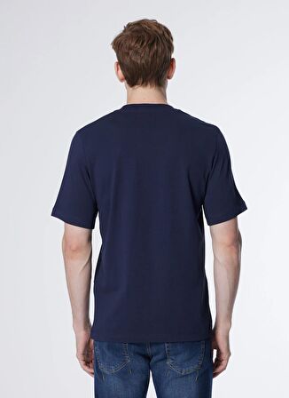 Jack & Jones Yuvarlak Yaka Lacivert Erkek T-Shirt JPRBLUSHIELD TEE SS CREW NECK EXC