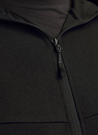 Jack & Jones Kapüşon Yaka Siyah Erkek Sweatshırt 12263091_JCOFUSION SWEAT ZIP HOOD P