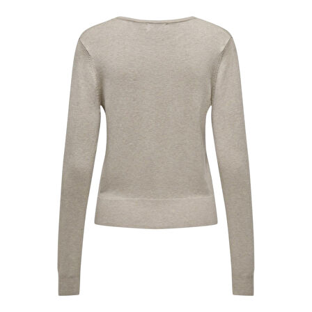 Kadın V Yaka Triko Kazak 15333990