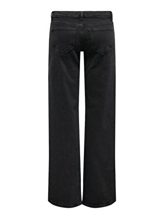 ONLJUICY LW WIDE LEG DNM REA1099 Kadın Black Denim Pantolon - 15333082