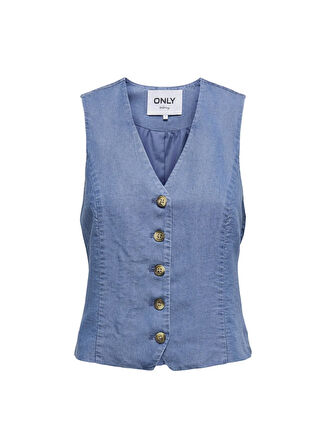 Only Mavi Kadın Yelek ONLIRIS CHARIS LIFE VEST CC TLR