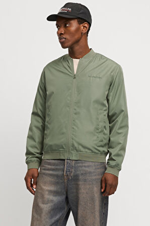 Jack & Jones Erkek Jjzack Bomber Ceket 12269097 Yeşil