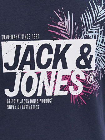 Jack & Jones Erkek Basic Tişört – %100 Pamuk, JJJAXON Modeli 