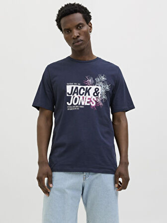 Jack & Jones Erkek Basic Tişört – %100 Pamuk, JJJAXON Modeli 
