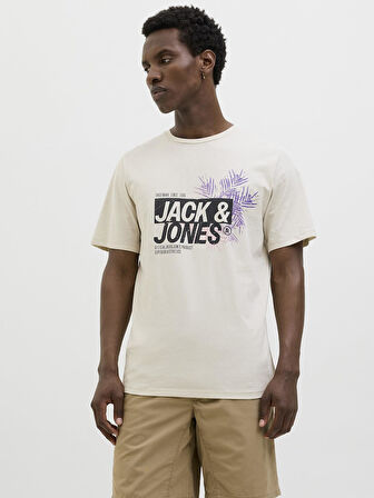 Jack & Jones Erkek Basic Tişört – %100 Pamuk, JJJAXON Modeli 