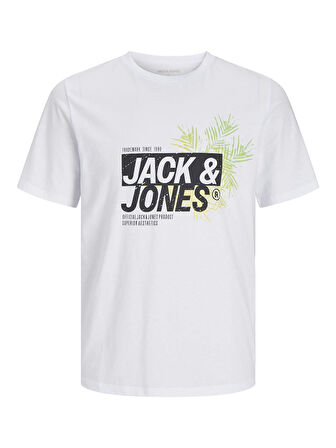 Jack & Jones Erkek Basic Tişört – %100 Pamuk, JJJAXON Modeli 
