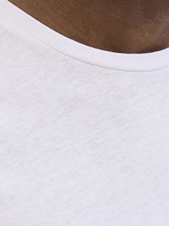 Jack & Jones Erkek Basic Tişört – %100 Pamuk, JJJAXON Modeli 