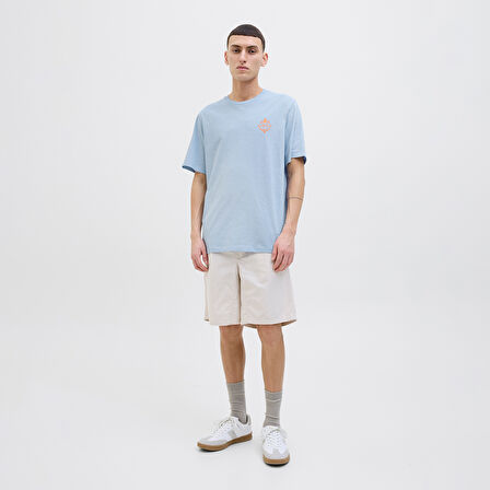 Jack Jones Tişört One Color Summer Crew Neck